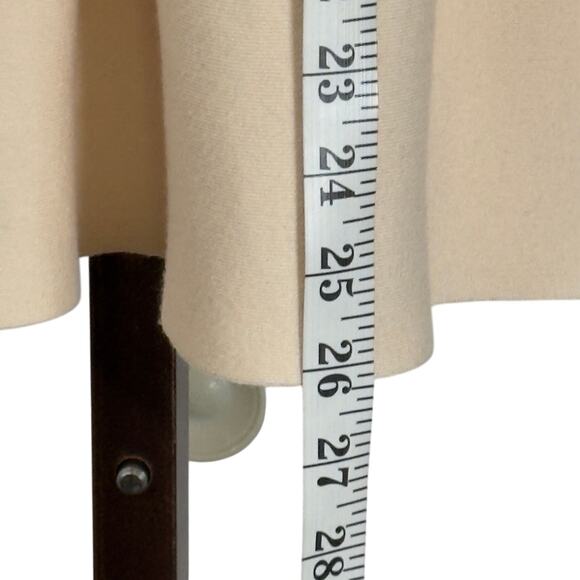 Theory Peplum Shaped Shell Top Knit Ivory Size P - Picture 4 of 6